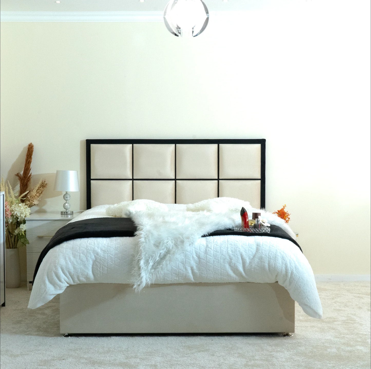 Leo Piped Headboard Frame