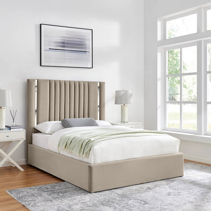 Cream Bed Frame