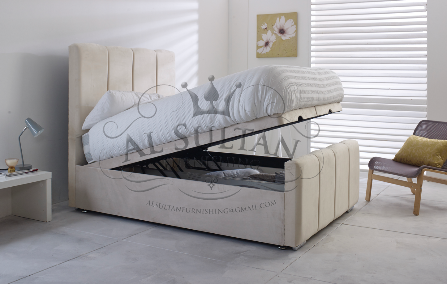 small double ottoman storage bed