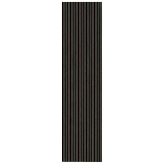 Acoustic Wood Wall Panels Black Oak Wooden Wall Cladding Panels 2400x600mm