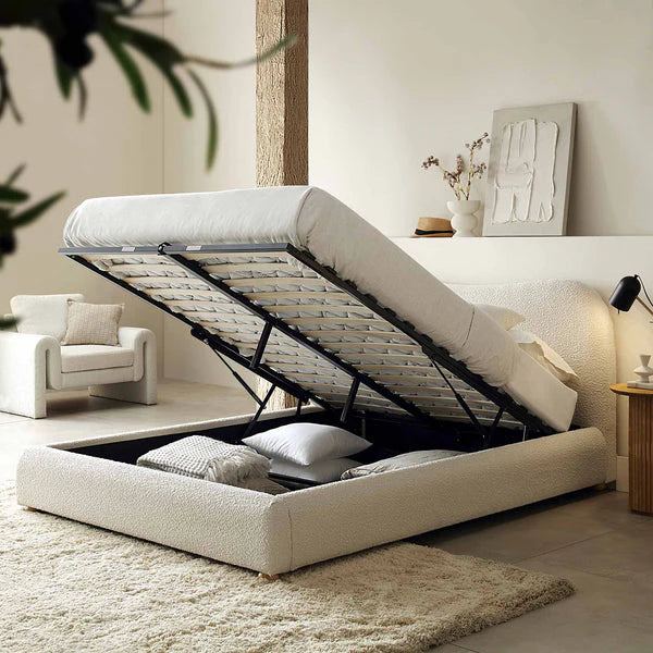 Super King Diana Boucle Bed