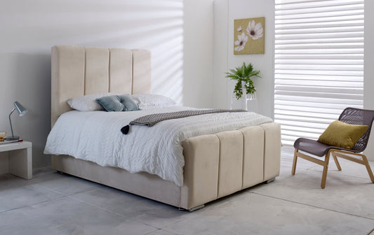 Cream Bed Frame