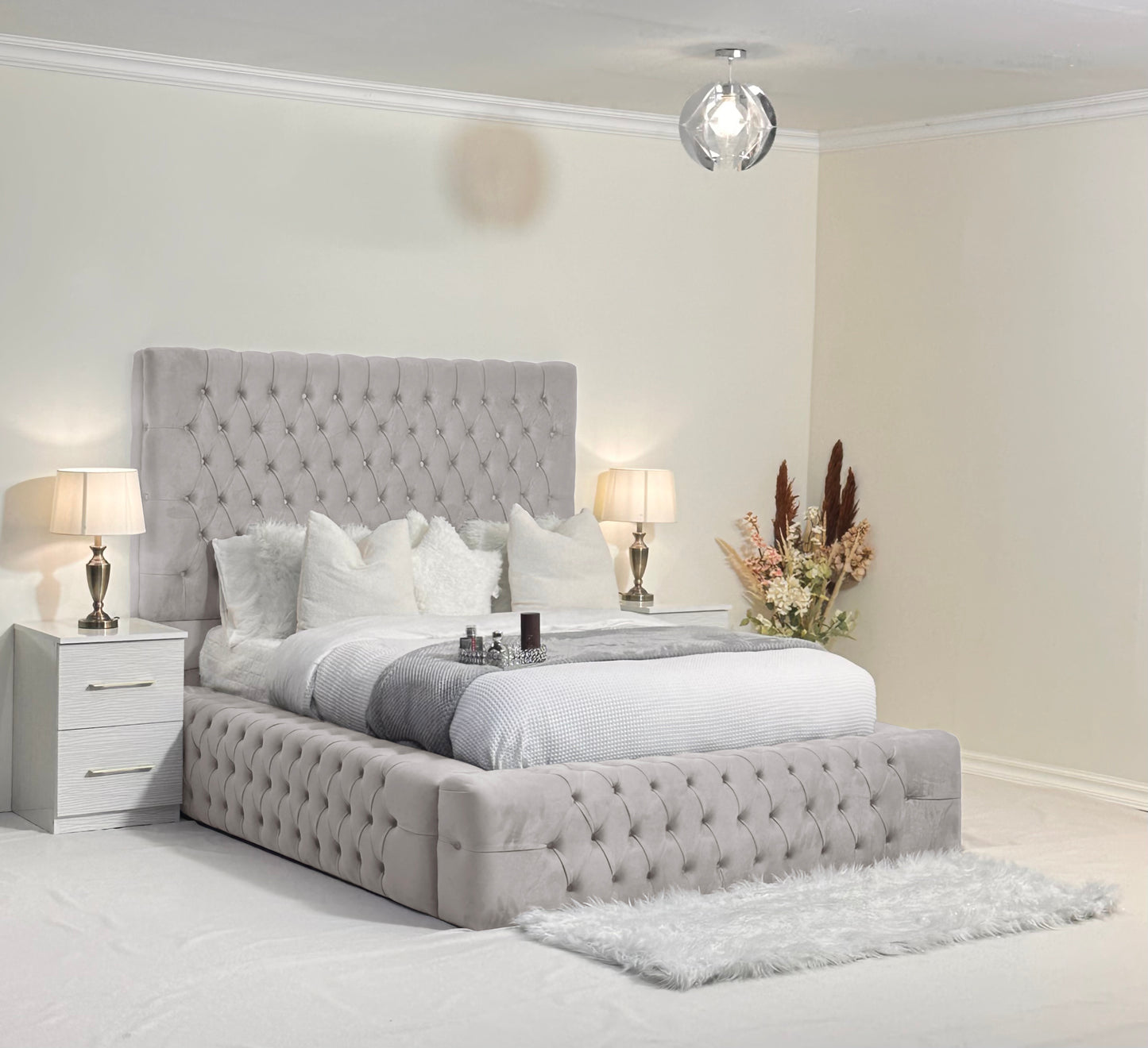 Luxury Emperor Ambassador Bed Frame & Headboard Single Bed