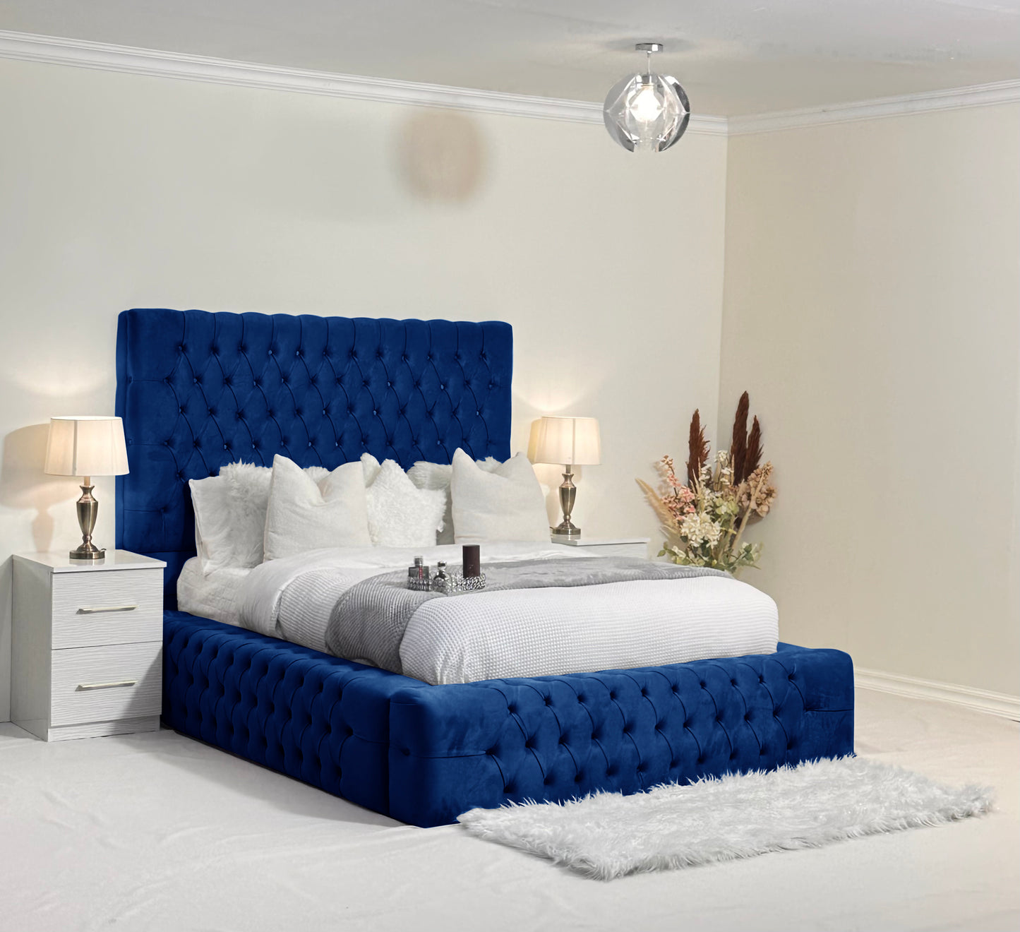 Luxury Emperor Ambassador Bed Frame & Headboard Single Bed