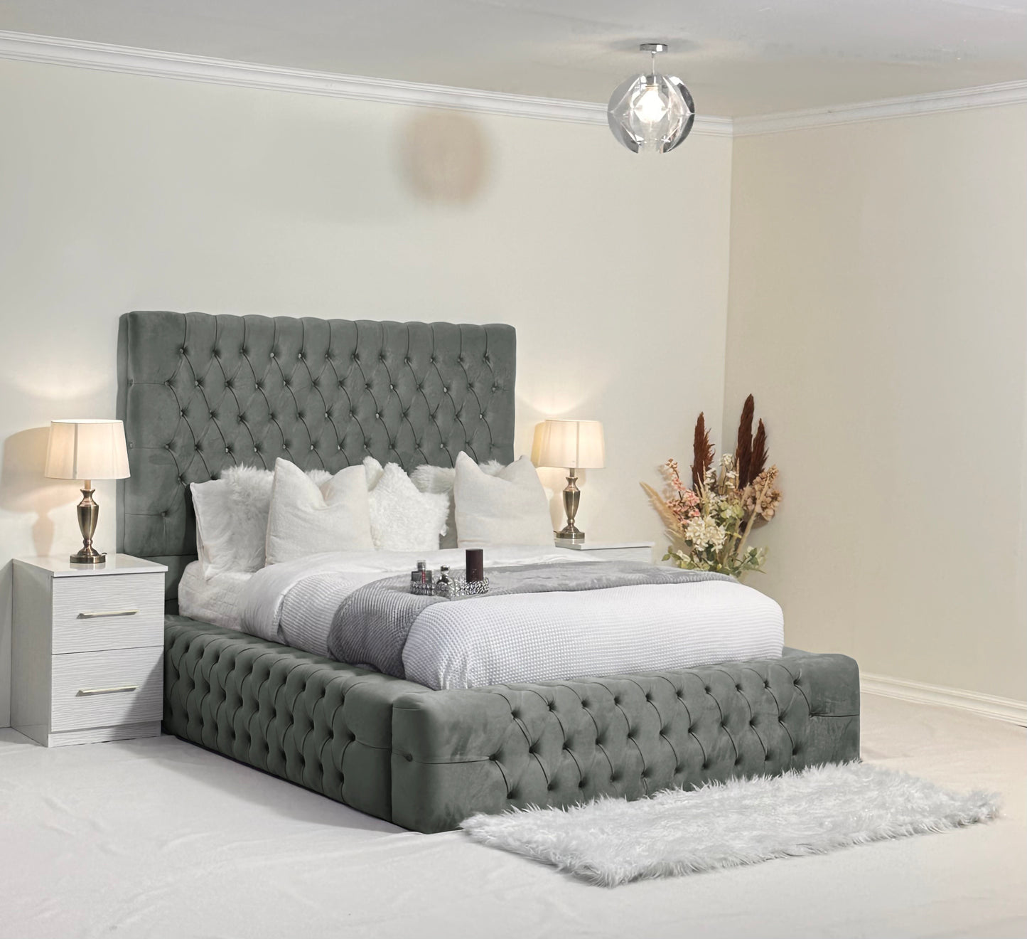 Luxury Emperor Ambassador Bed Frame & Headboard Single Bed