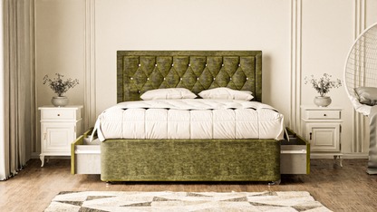 Madrid Chesterfield Divan Bed