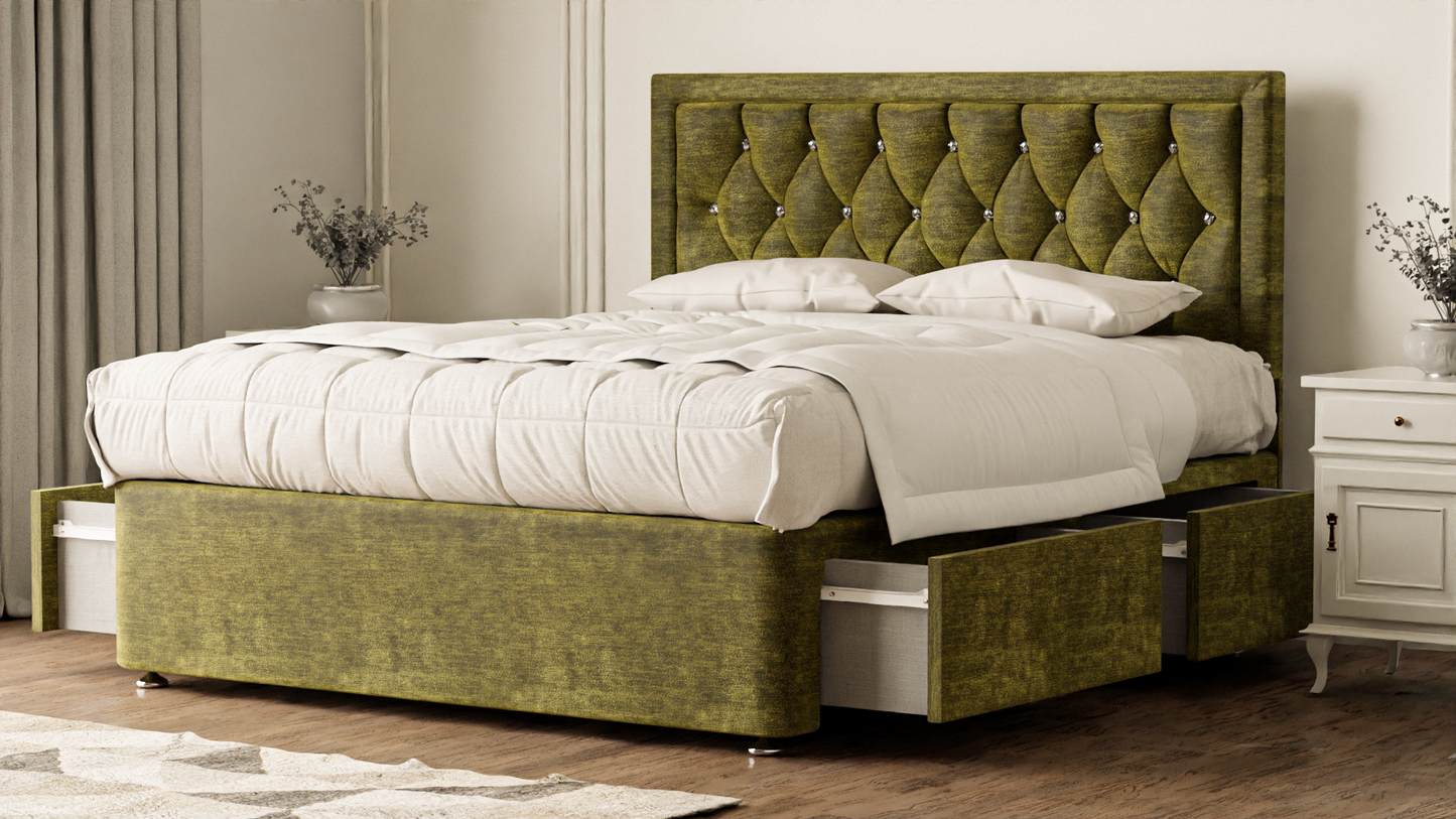 Madrid Chesterfield Divan Bed