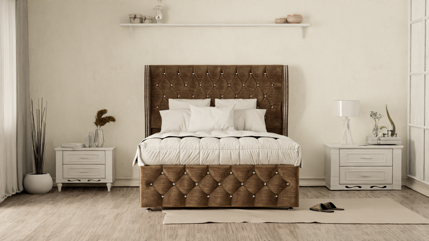 Monaco Wingback Divan Bed