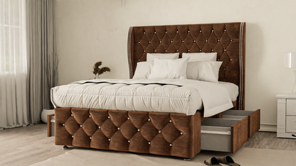 Monaco Wingback Divan Bed