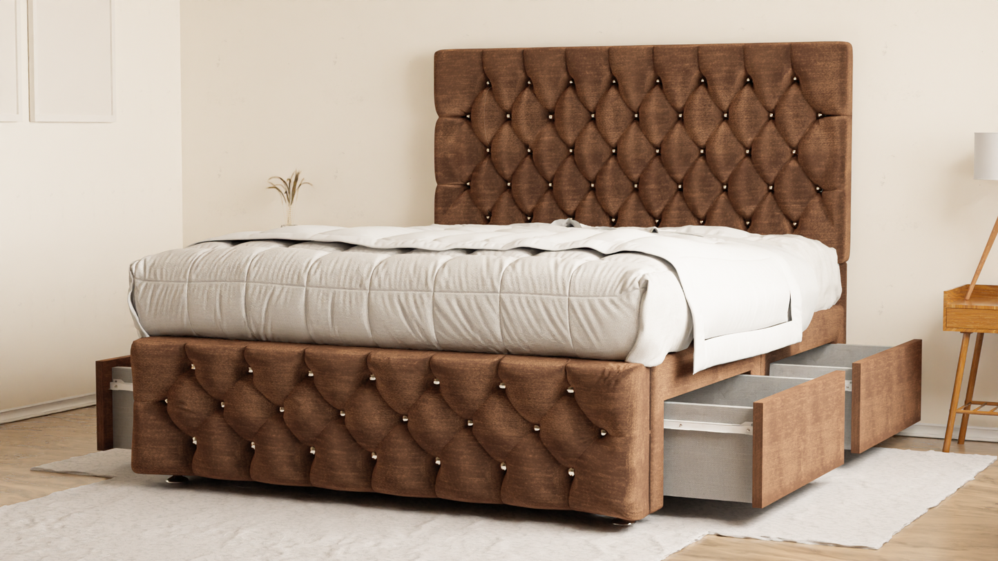 Moscow Chesterfield Divan Bed