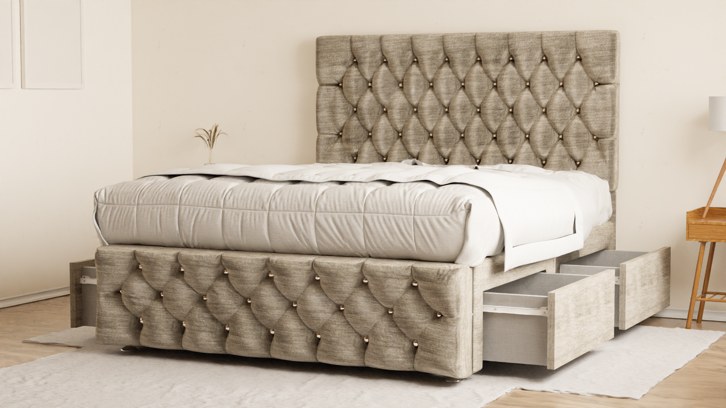 Moscow Chesterfield Divan Bed
