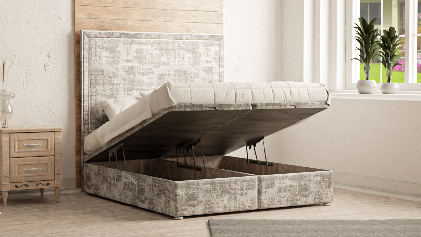 Piping Ottoman Divan Bed