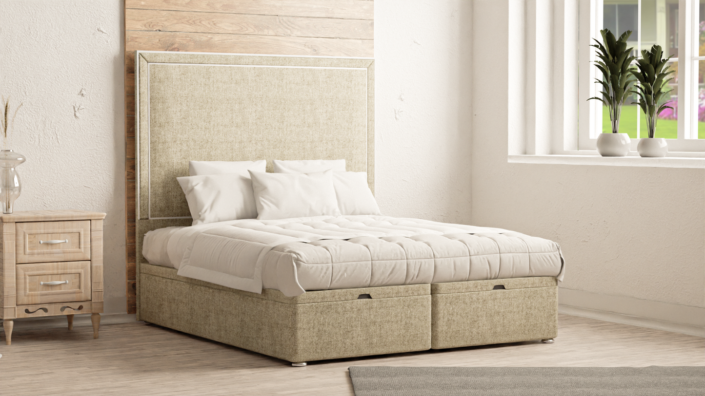 Piping Ottoman Divan Bed