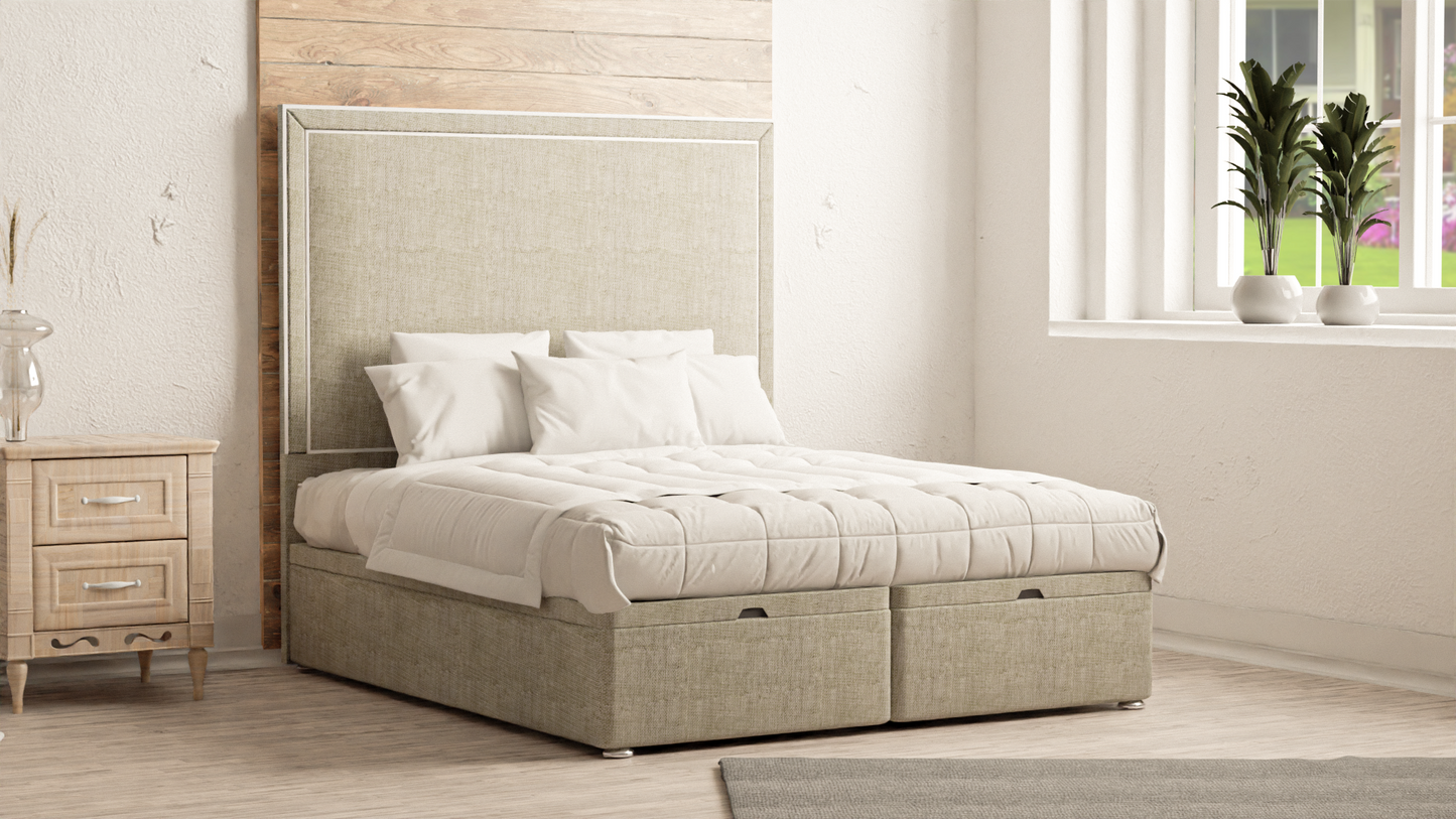 Piping Ottoman Divan Bed