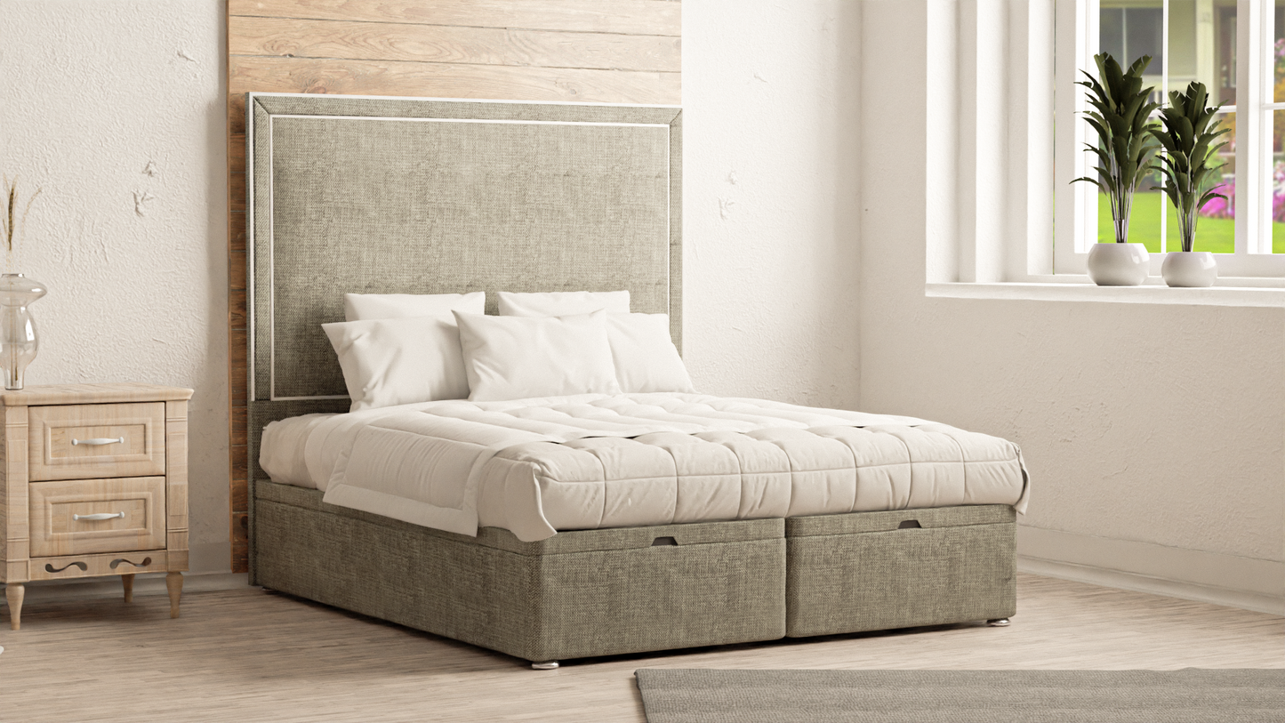 Piping Ottoman Divan Bed