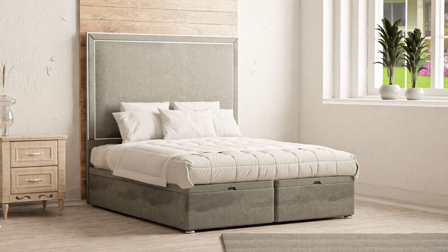 Piping Ottoman Divan Bed