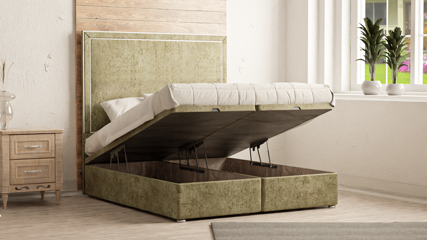 Piping Ottoman Divan Bed