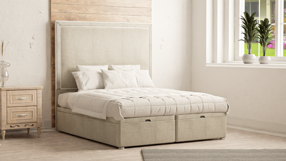 Piping Ottoman Divan Bed