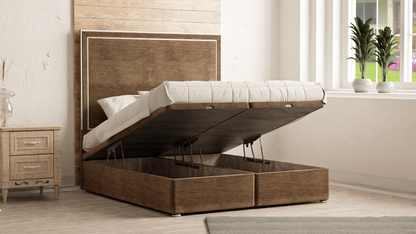 Piping Ottoman Divan Bed