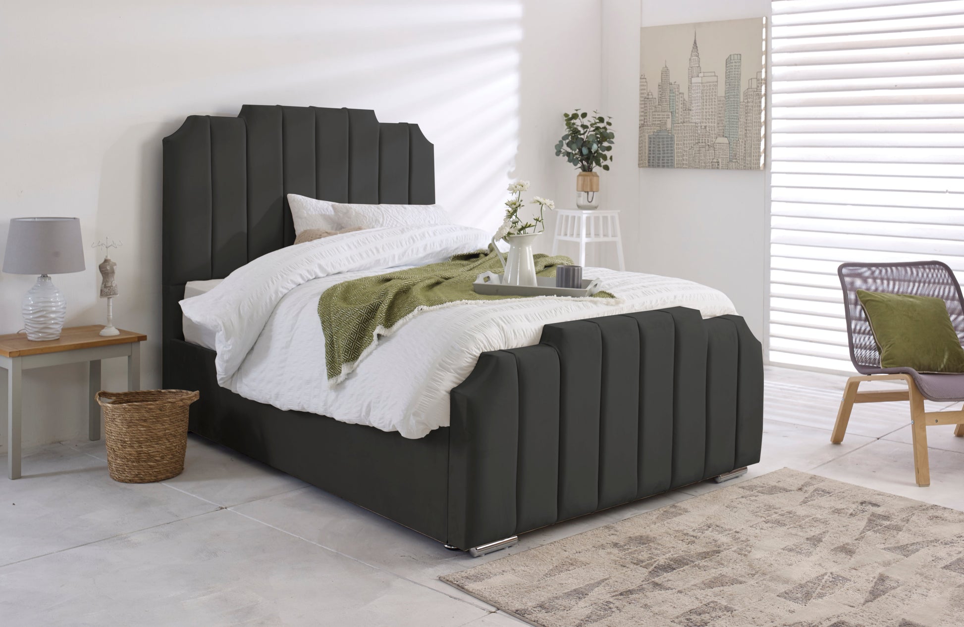 charcoal bed