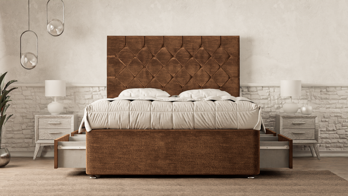 Seville Chesterfield Divan Bed