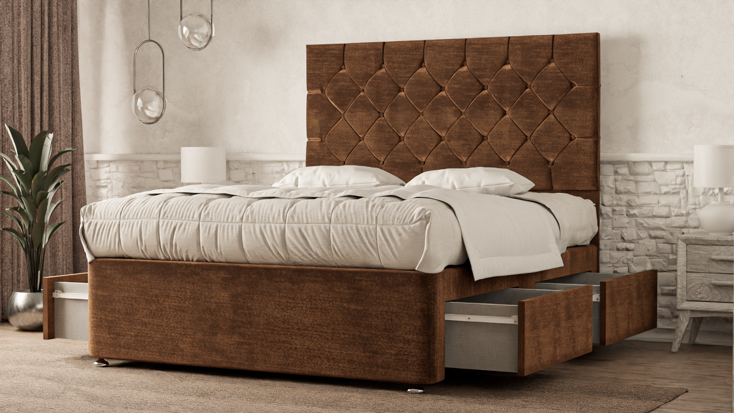 Seville Chesterfield Divan Bed