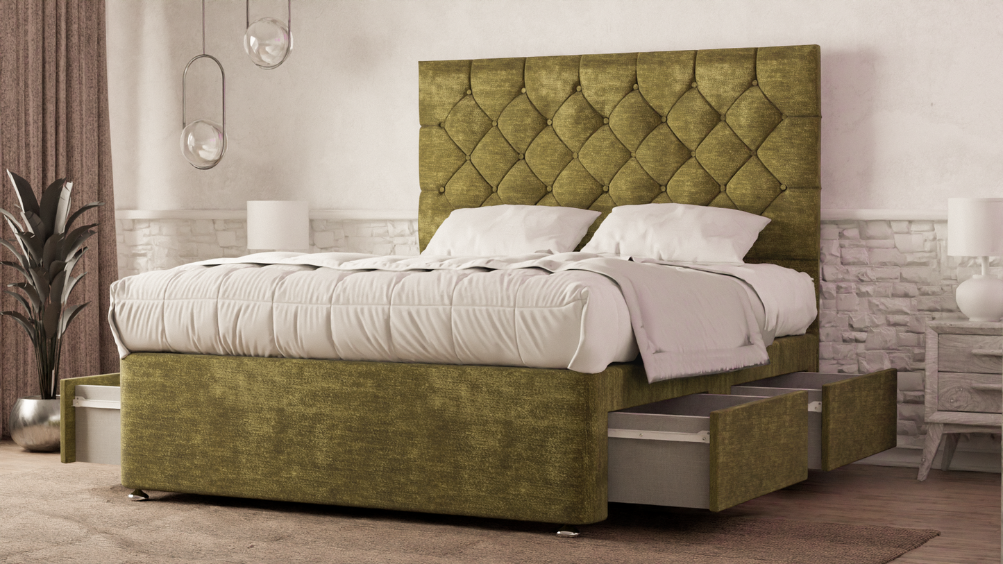 Seville Chesterfield Divan Bed