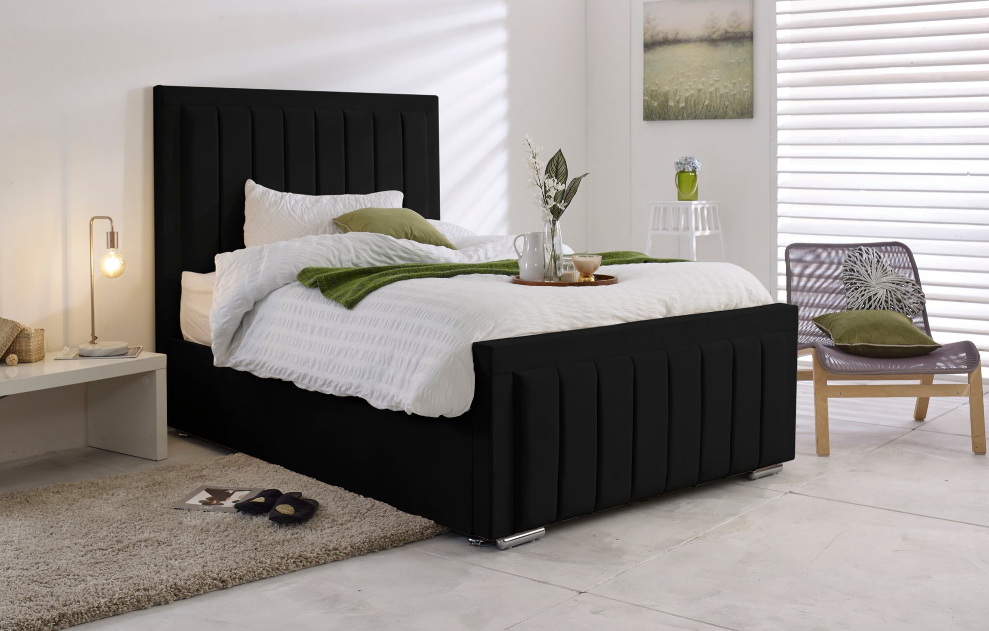 Charcoal Bed Frame