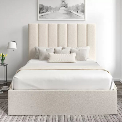 Ivory Upholstered Bed Frame