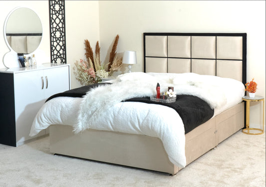 Leo Piped Headboard Frame