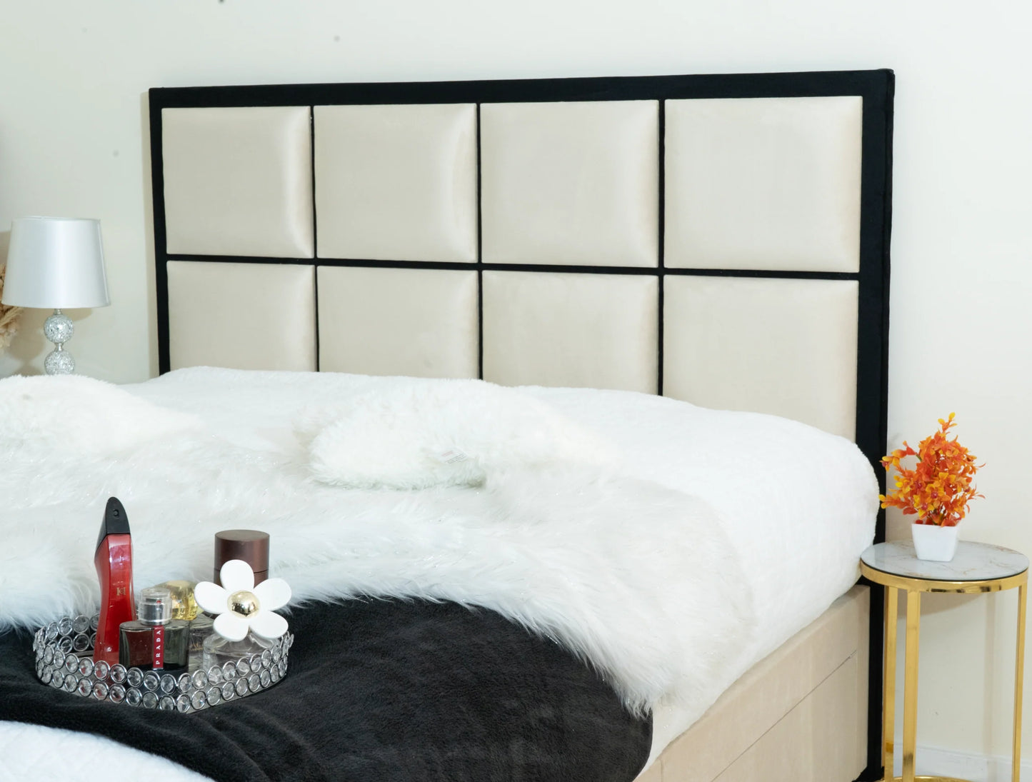 Leo Piped Headboard Frame